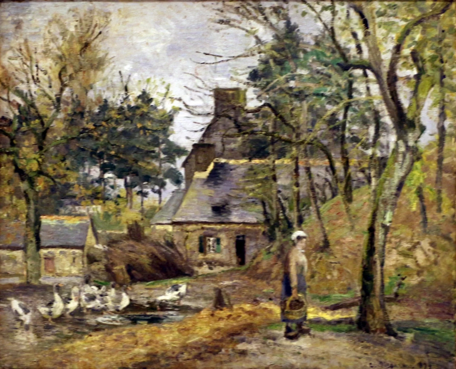 La fattoria a Montfoucault, 1874 - Galleria d'arte Albright, Knox